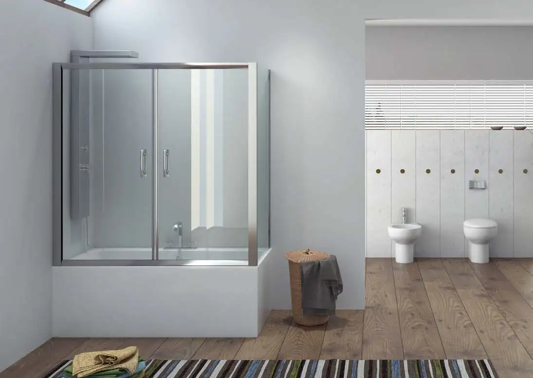 Panouri cadă cu zonă duș